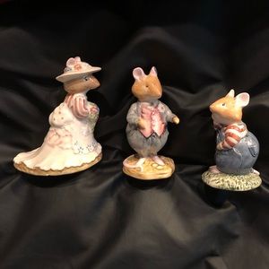 3 Royal Daulton Brambly Hedge Dusty Poppy Wilfred